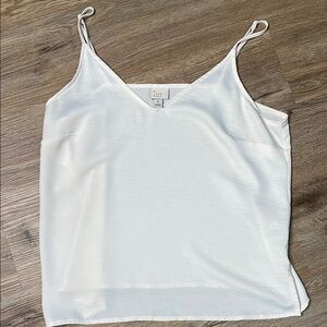 A New Day Elegant White Camisole Top